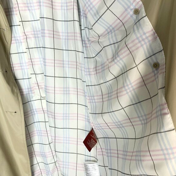 Vintage Marc Mattis Belted-Waist Faux-Leather Trench Coat - Picture 9 of 11